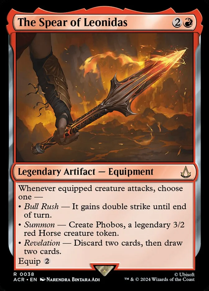 The Spear of Leonidas (Assassin's Creed) - Magic: The Gathering in TCG Land