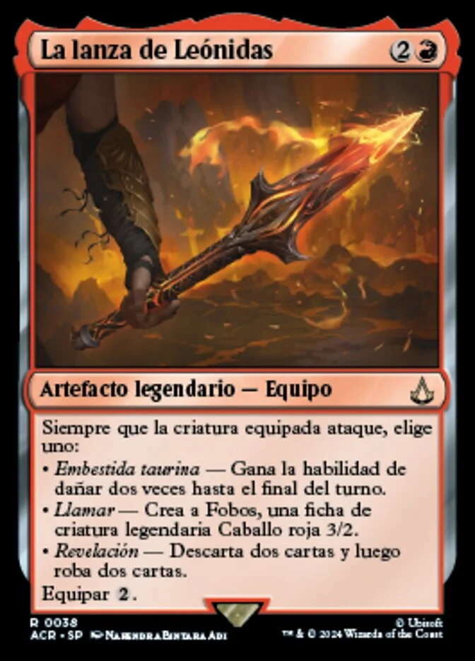 La lanza de Leónidas (Assassin's Creed) - Magic: The Gathering in TCG Land