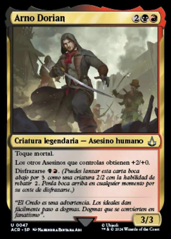 Arno Dorian (Assassin's Creed) - Magic: The Gathering in TCG Land