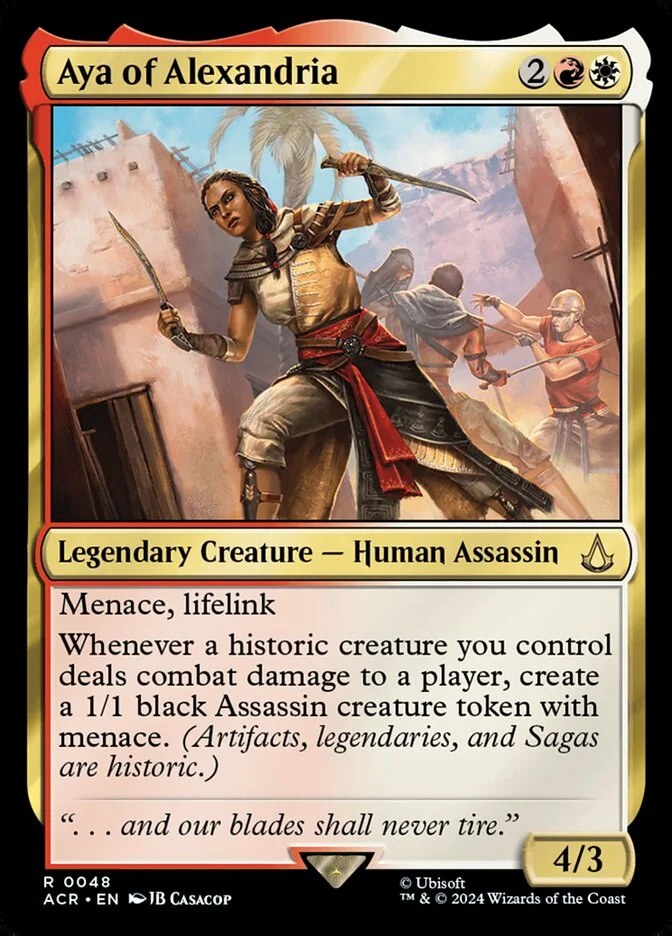 Aya of Alexandria (Assassin's Creed) - Magic: The Gathering in TCG Land