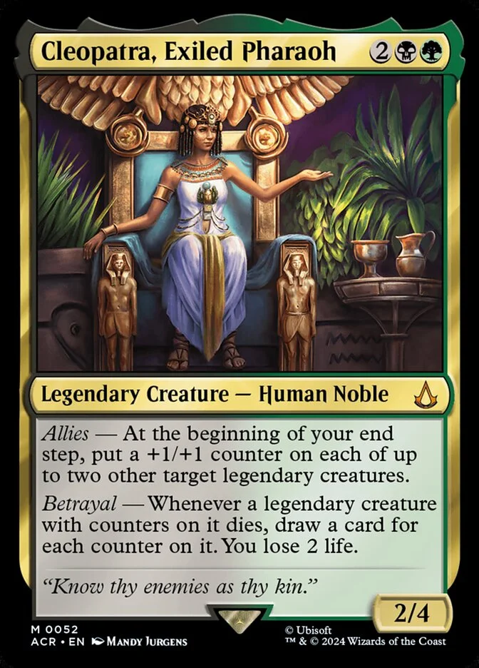 Cleopatra, Exiled Pharaoh (Assassin's Creed) - Magic: The Gathering in TCG Land