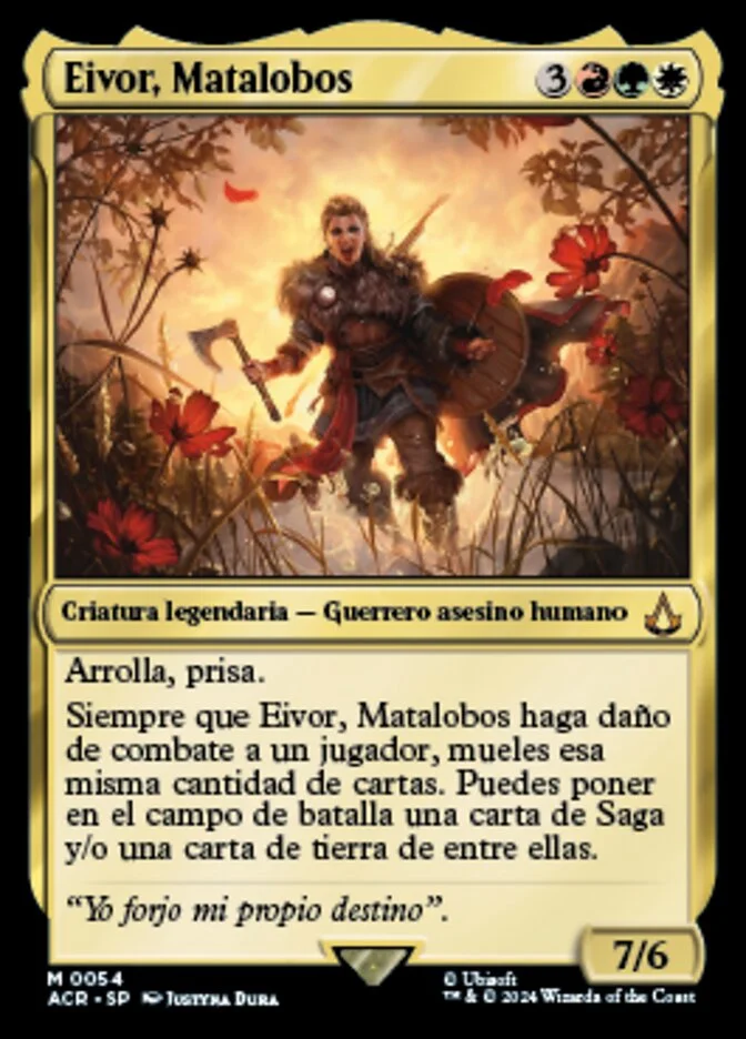 eivor mtg card Najeela, the Blade-Blossom
