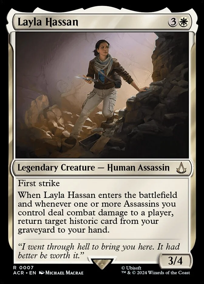Layla Hassan (Assassin's Creed) - Magic: The Gathering in TCG Land