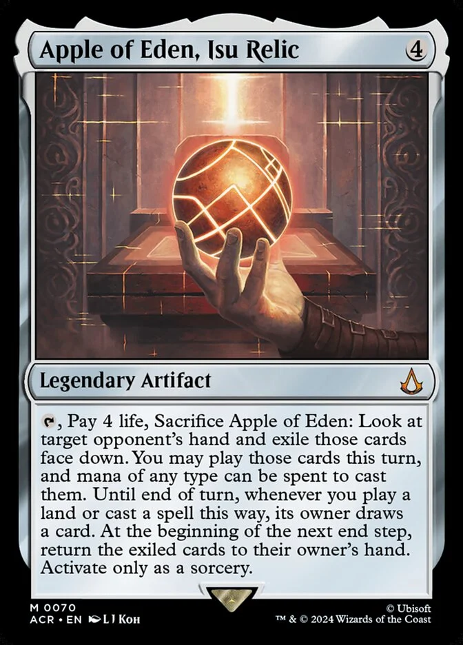 Apple of Eden, Isu Relic (Assassin's Creed) - Magic: The Gathering in TCG Land