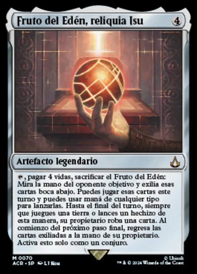 Fruto del Edén, reliquia Isu (Assassin's Creed) - Magic: The Gathering in TCG Land