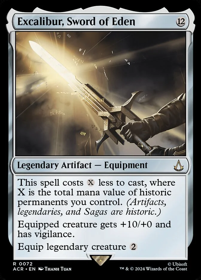 Excalibur, Sword of Eden (Assassin's Creed) - Magic: The Gathering in TCG Land