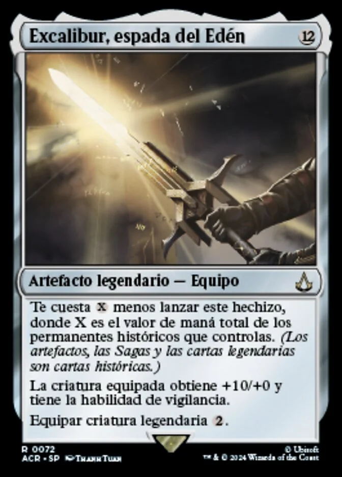 Excalibur, espada del Edén (Assassin's Creed) - Magic: The Gathering in TCG Land