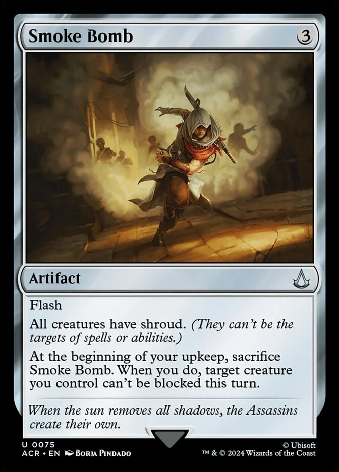 Smoke Bomb (Assassin's Creed) - Magic: The Gathering in TCG Land México