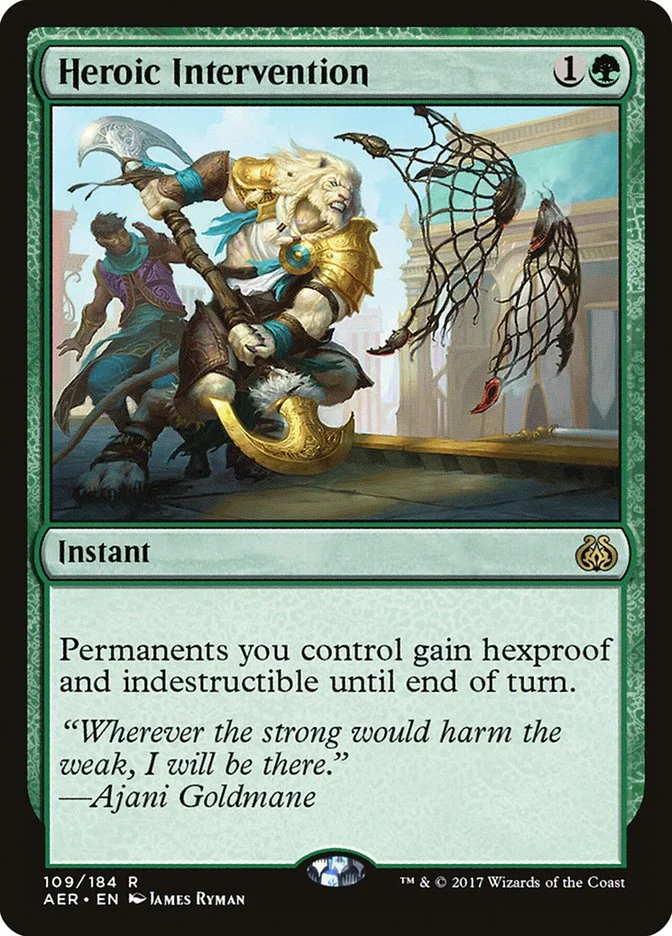 Heroic Intervention (Aether Revolt) - Magic: The Gathering in TCG Land