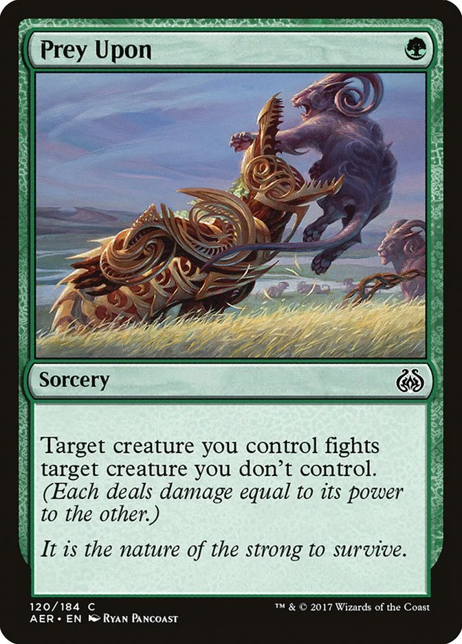 Prey Upon (Aether Revolt) - Magic: The Gathering in TCG Land