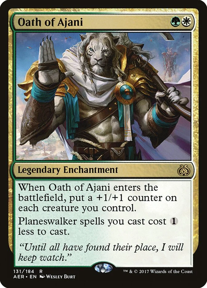 Oath of Ajani (Aether Revolt) - Magic: The Gathering in TCG Land