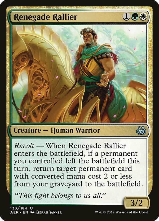 Renegade Rallier (Aether Revolt) - Magic: The Gathering in TCG Land