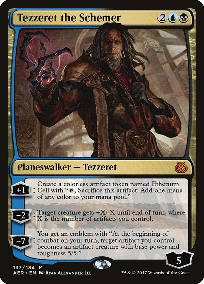 Tezzeret the Schemer (Aether Revolt) - Magic: The Gathering in TCG Land