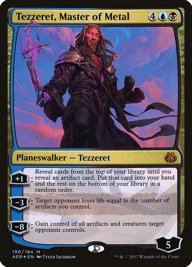 Tezzeret, Master of Metal (Aether Revolt) - Magic: The Gathering in TCG Land