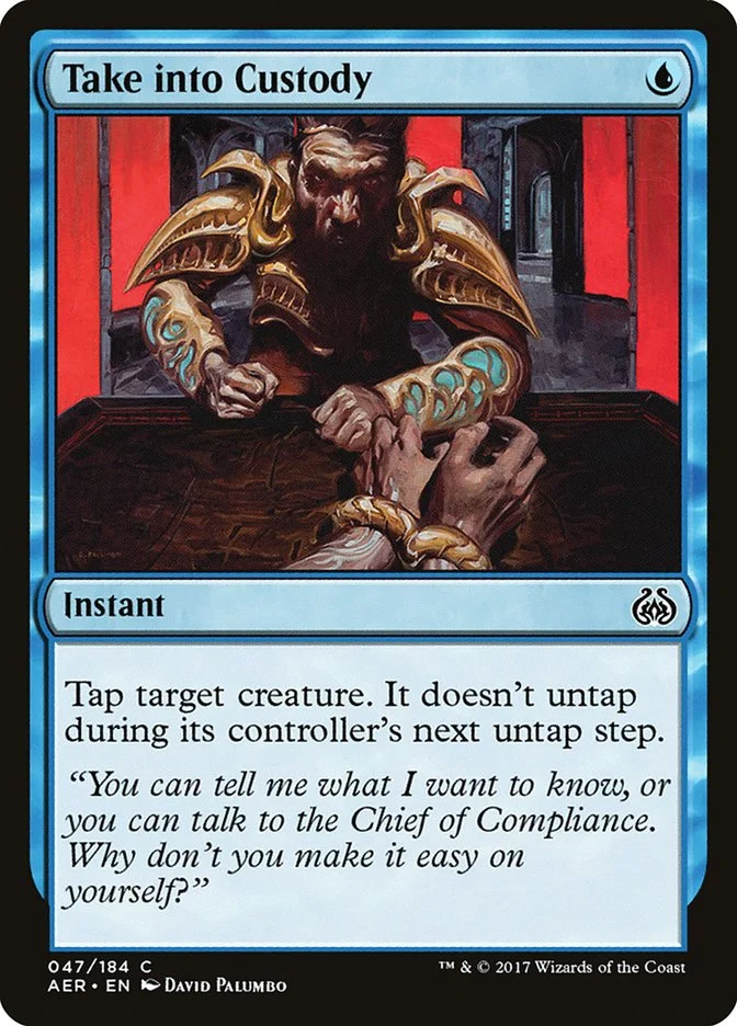 Take into Custody (Aether Revolt) - Magic: The Gathering in TCG Land