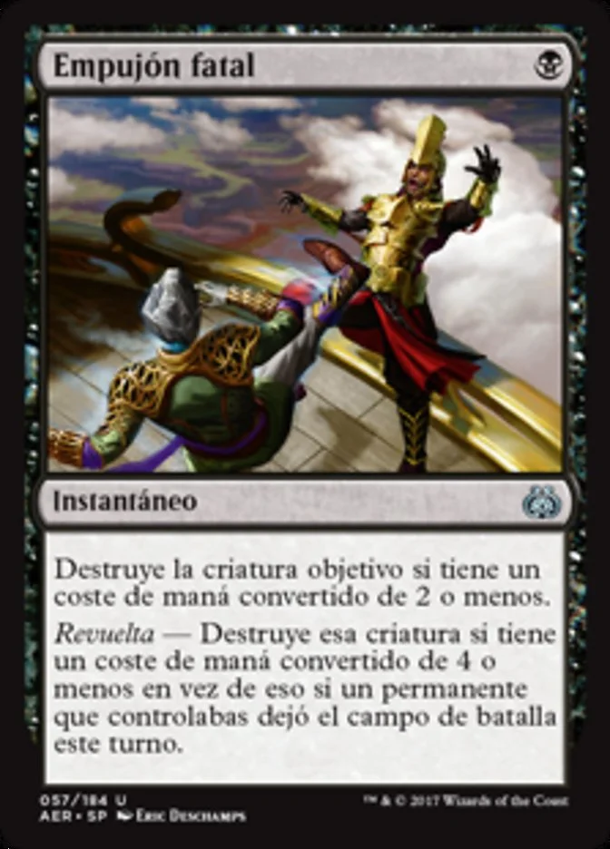 Empujón fatal (Aether Revolt) - Magic: The Gathering in TCG Land