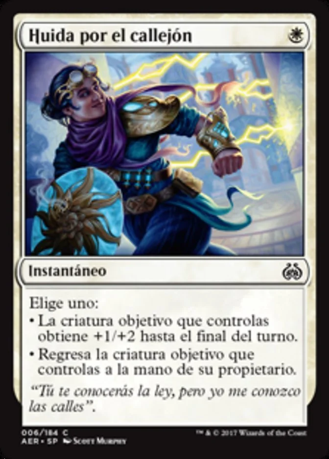 Huida por el callejón (Aether Revolt) - Magic: The Gathering in TCG Land