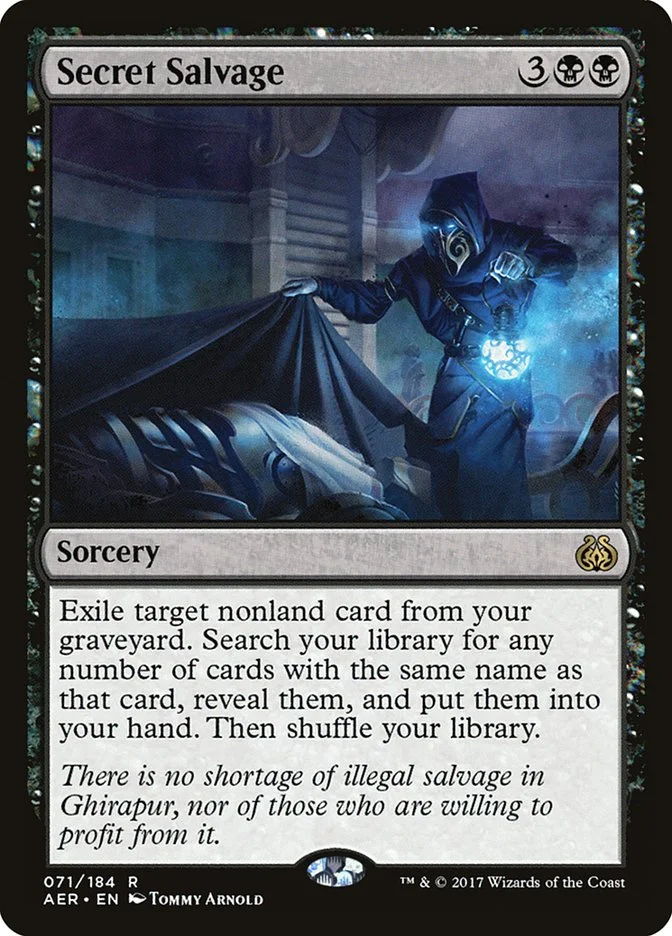 Secret Salvage (Aether Revolt) - Magic: The Gathering in TCG Land