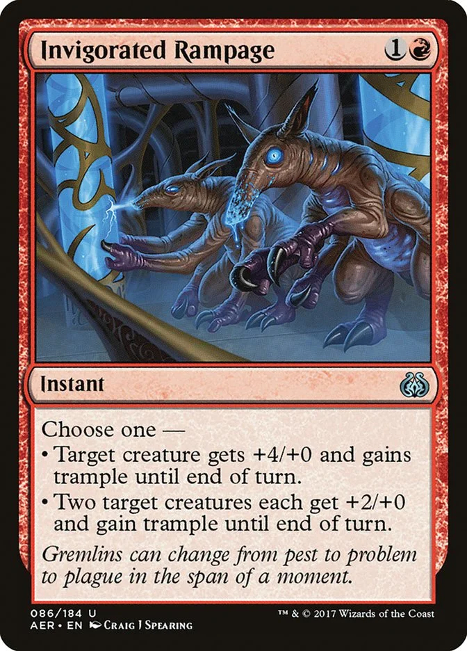 Invigorated Rampage (Aether Revolt) - Magic: The Gathering in TCG Land