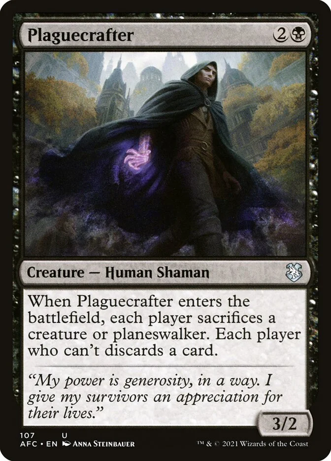 Plaguecrafter (Forgotten Realms Commander) - Magic: The Gathering in TCG Land
