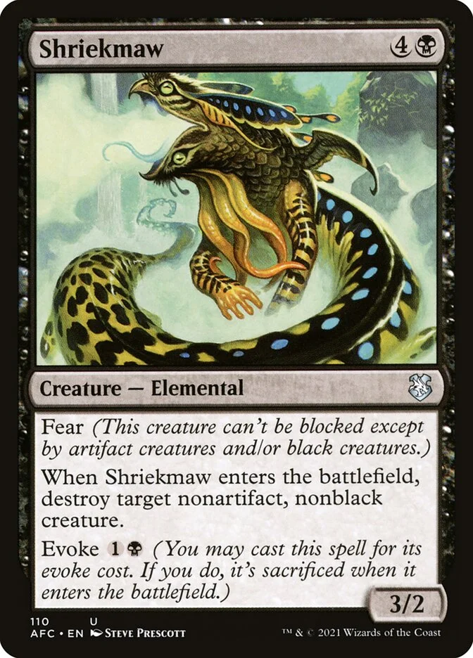 Shriekmaw (Forgotten Realms Commander) - Magic: The Gathering in TCG Land