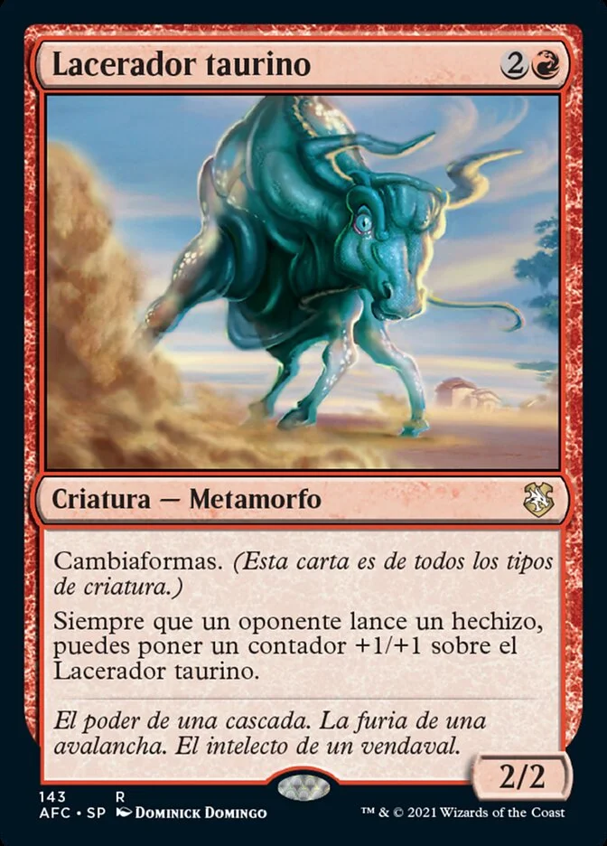 Lacerador taurino (Forgotten Realms Commander) - Magic: The Gathering in TCG Land México