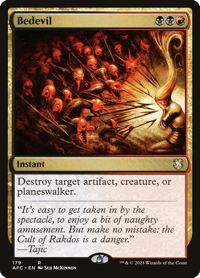 Bedevil (Forgotten Realms Commander) - Magic: The Gathering in TCG Land