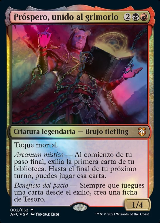 Próspero, unido al grimorio (Forgotten Realms Commander) - Magic: The Gathering in TCG Land México