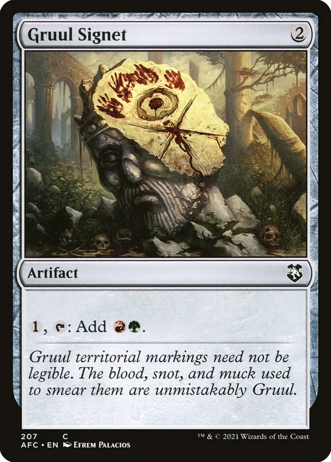 Gruul Signet (Forgotten Realms Commander) - Magic: The Gathering in TCG Land