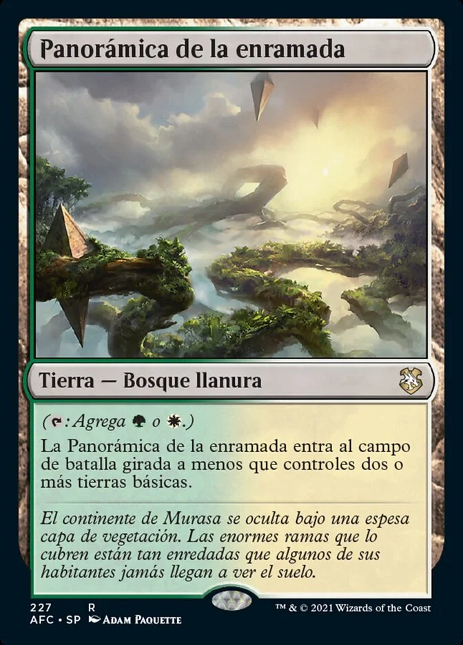 Panorámica de la enramada (Forgotten Realms Commander) - Magic: The Gathering in TCG Land México