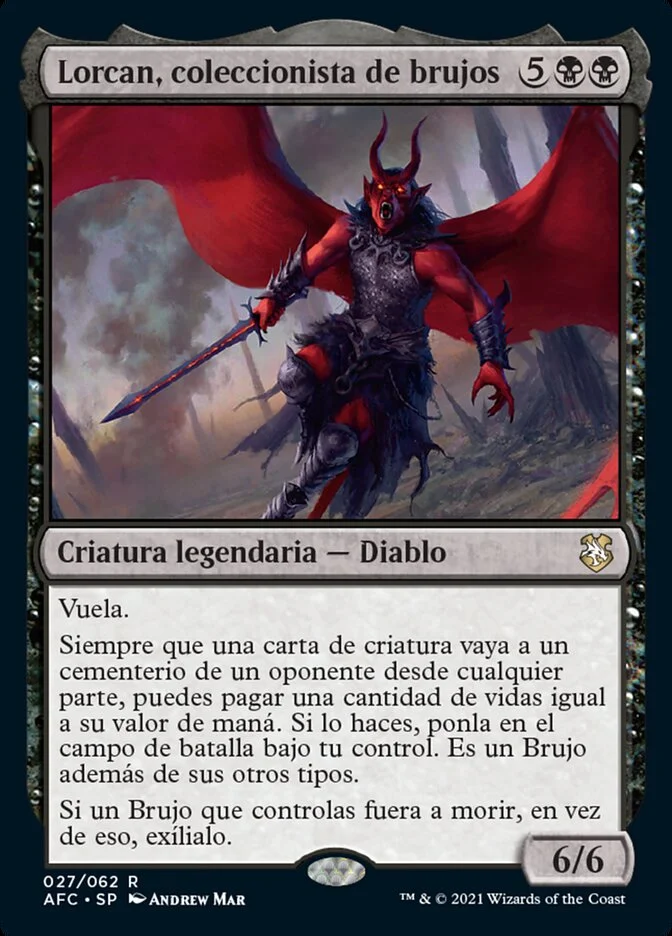 Lorcan, coleccionista de brujos (Forgotten Realms Commander) - Magic: The Gathering in TCG Land México
