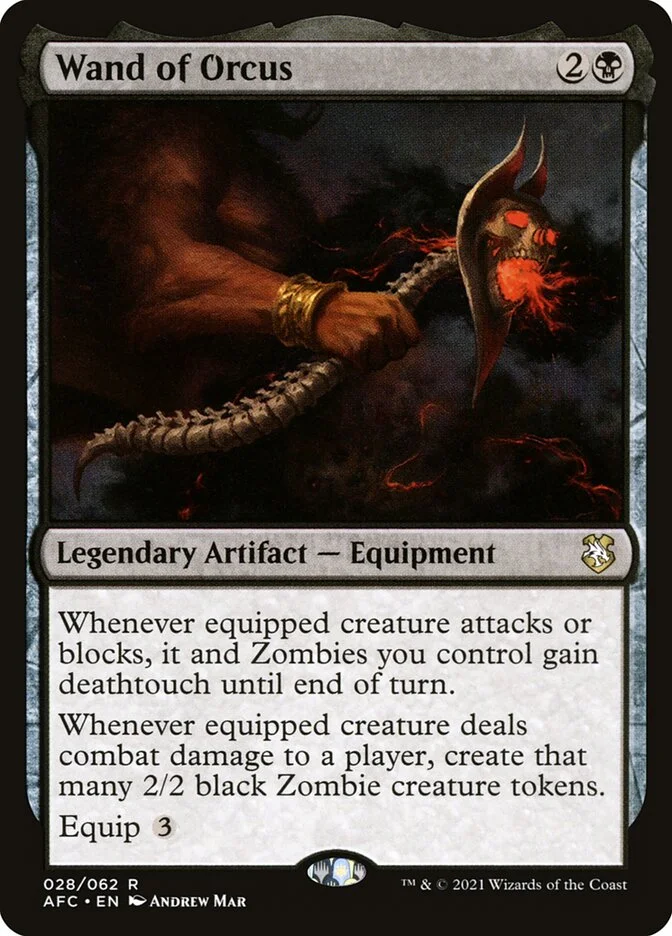 Wand of Orcus (Forgotten Realms Commander) - Magic: The Gathering in TCG Land