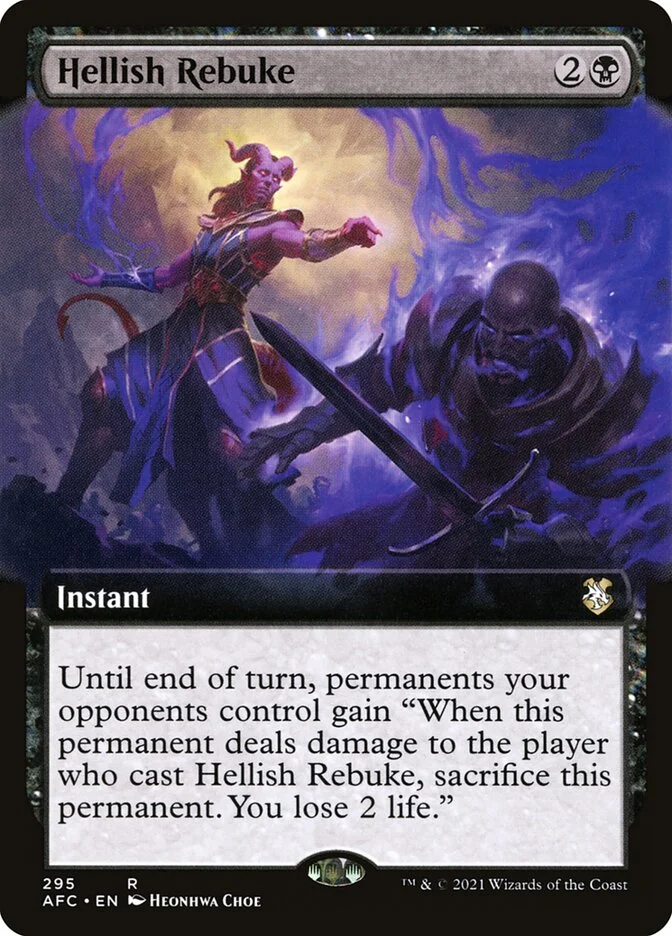 Hellish Rebuke (Forgotten Realms Commander) - Magic: The Gathering in TCG Land