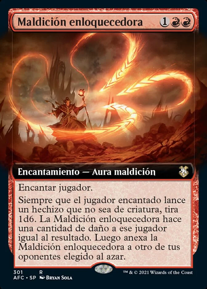 Maldición enloquecedora (Forgotten Realms Commander) - Magic: The Gathering in TCG Land México