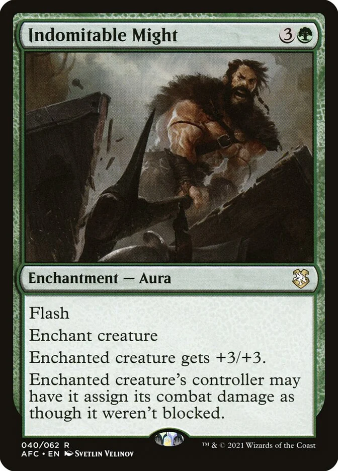 Indomitable Might (Forgotten Realms Commander) - Magic: The Gathering in TCG Land