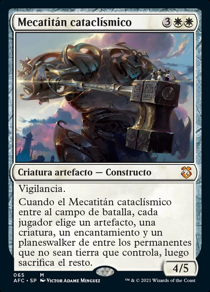 Mecatitán cataclísmico (Forgotten Realms Commander) - Magic: The Gathering in TCG Land