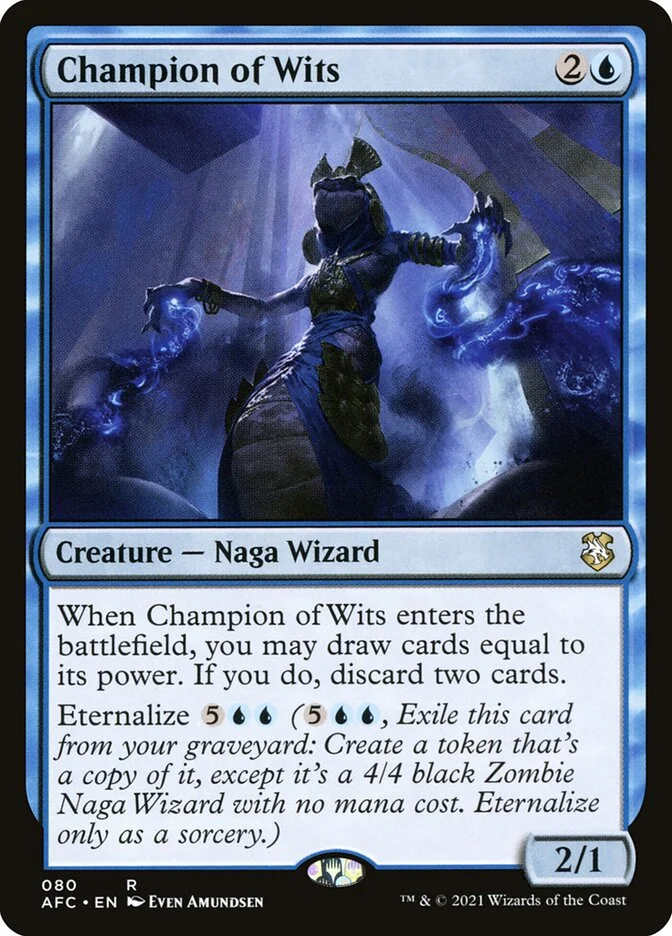 Champion of Wits (Forgotten Realms Commander) - Magic: The Gathering in TCG Land México