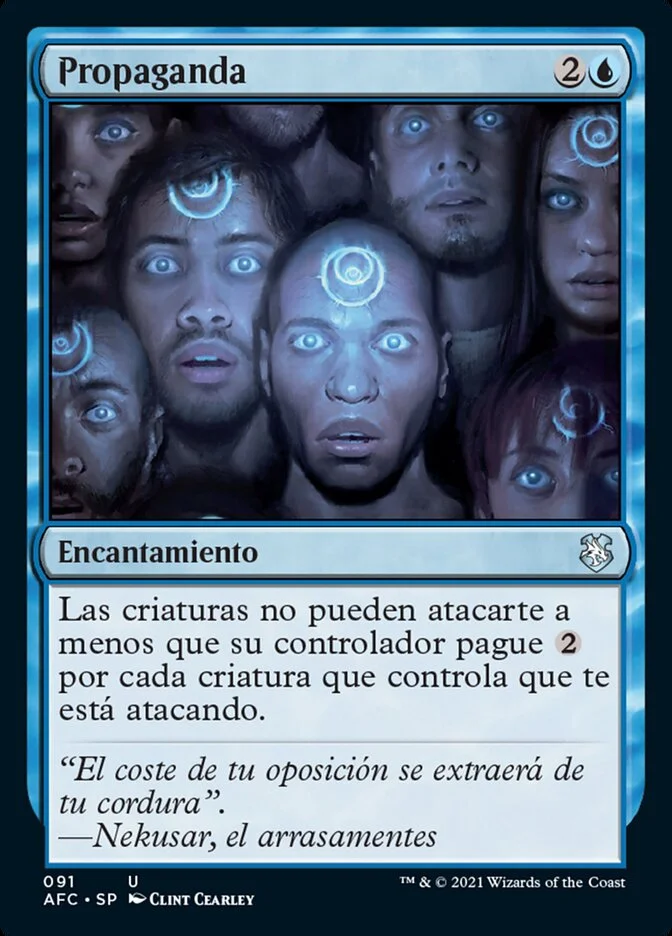 Propaganda (Forgotten Realms Commander) - Magic: The Gathering in TCG Land México