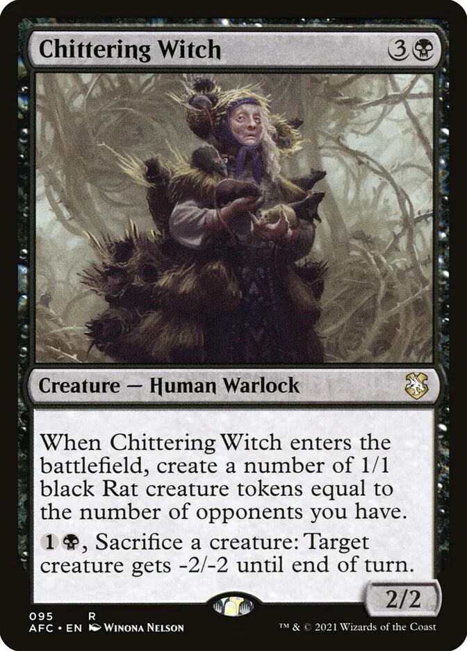 Chittering Witch (Forgotten Realms Commander) - Magic: The Gathering in TCG Land