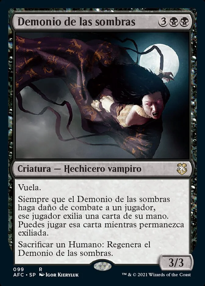 Demonio de las sombras (Forgotten Realms Commander) - Magic: The Gathering in TCG Land