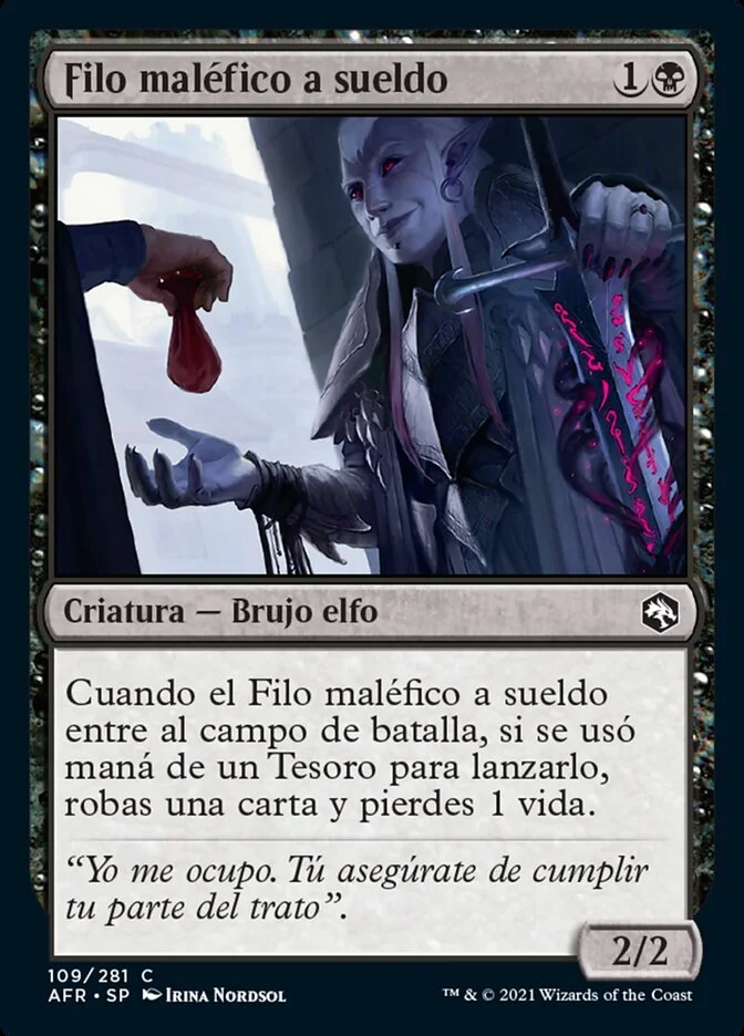 Filo maléfico a sueldo (Adventures in the Forgotten Realms) - Magic: The Gathering in TCG Land