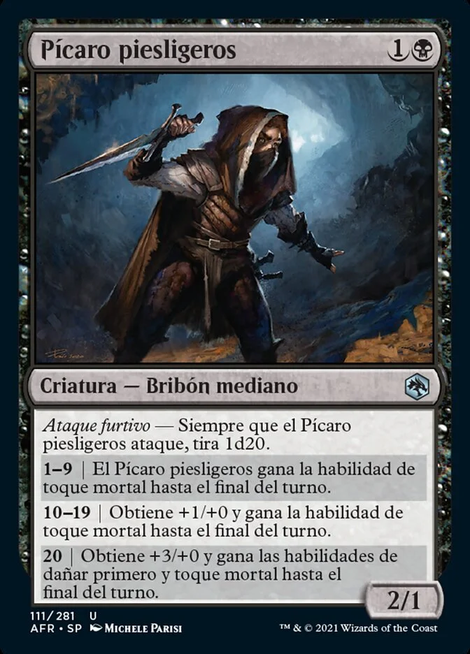 Pícaro piesligeros (Adventures in the Forgotten Realms) - Magic: The Gathering in TCG Land