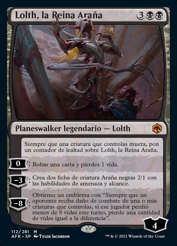 Lolth, la Reina Araña (Adventures in the Forgotten Realms) - Magic: The Gathering in TCG Land