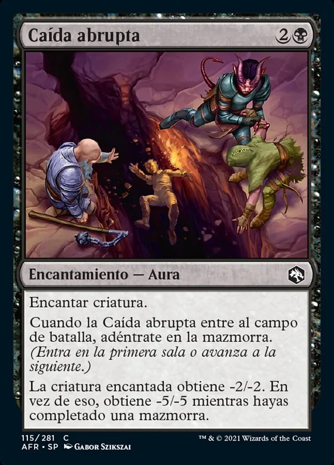 Caída abrupta (Adventures in the Forgotten Realms) - Magic: The Gathering in TCG Land