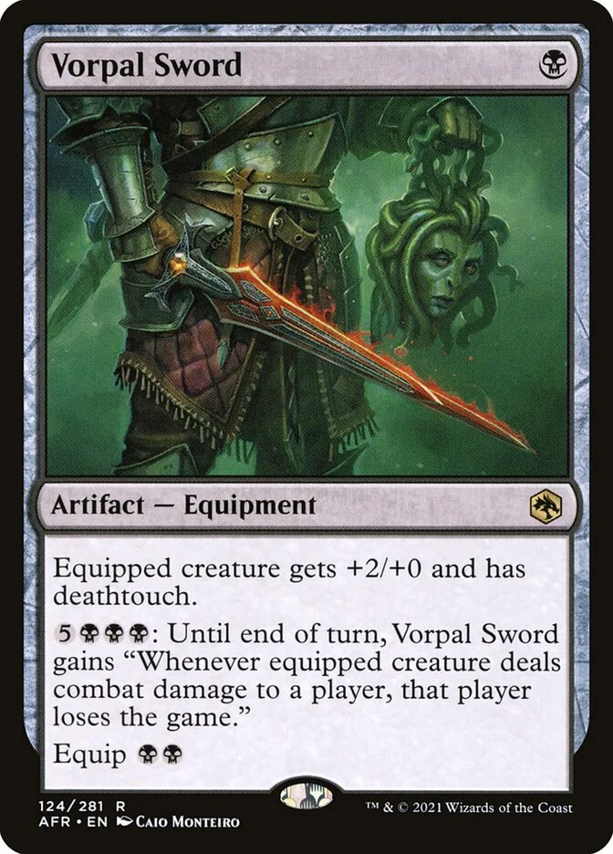 Vorpal Sword (Adventures in the Forgotten Realms) - Magic: The Gathering in TCG Land