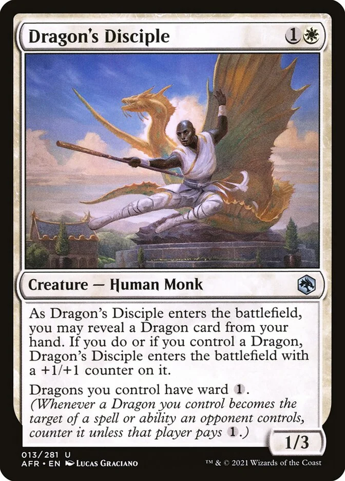 Dragon's Disciple (Adventures in the Forgotten Realms) - Magic: The Gathering in TCG Land