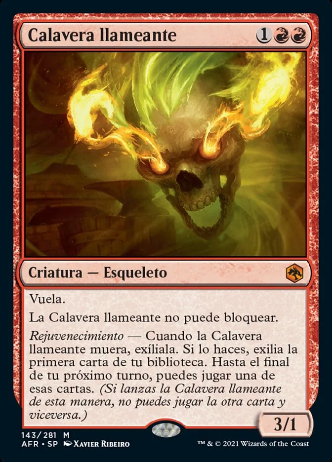 Calavera llameante (Adventures in the Forgotten Realms) - Magic: The Gathering in TCG Land