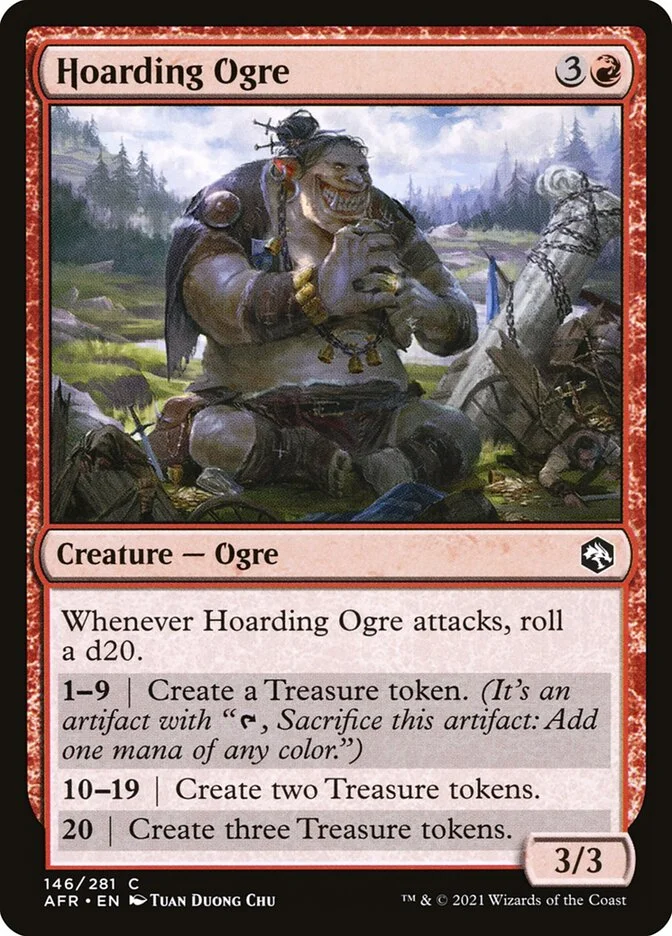 Hoarding Ogre (Adventures in the Forgotten Realms) - Magic: The Gathering in TCG Land