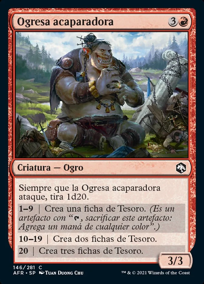 Ogresa acaparadora (Adventures in the Forgotten Realms) - Magic: The Gathering in TCG Land