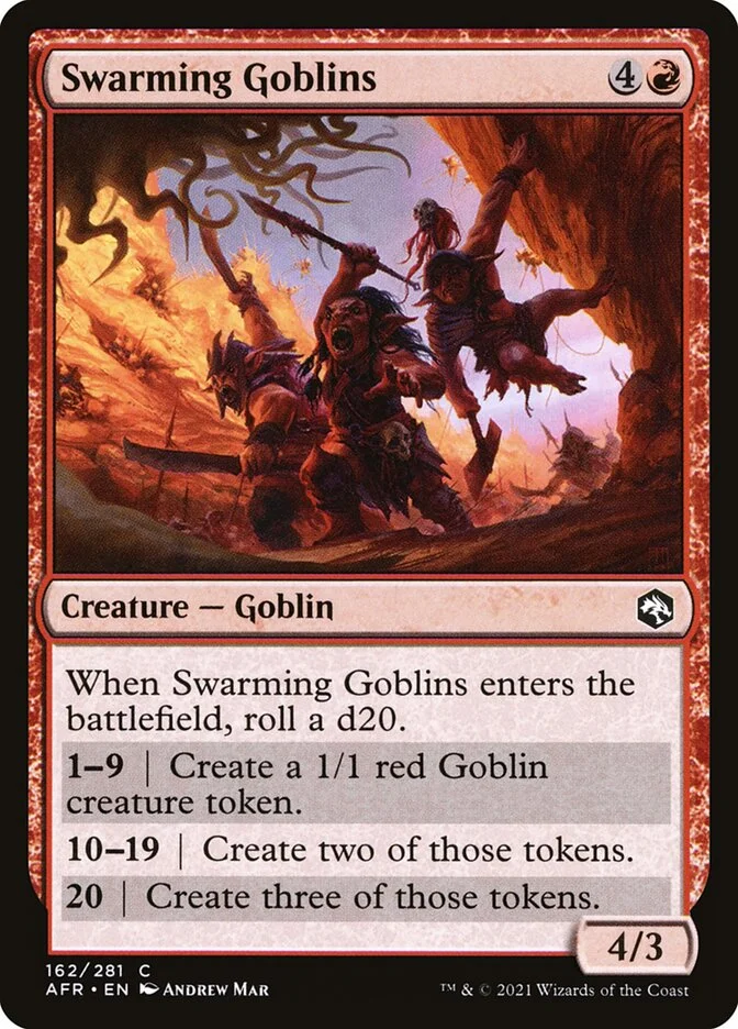 Swarming Goblins (Adventures in the Forgotten Realms) - Magic: The Gathering in TCG Land
